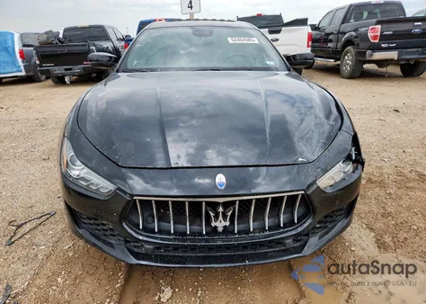 2018 Maserati Ghibli S from USA, damaged, VIN ZAM57YSA2J1300507
